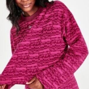 NWTS Reebok  Pink MYT Gorpcore Training Shirt Sweatshirt Fleece Size XL